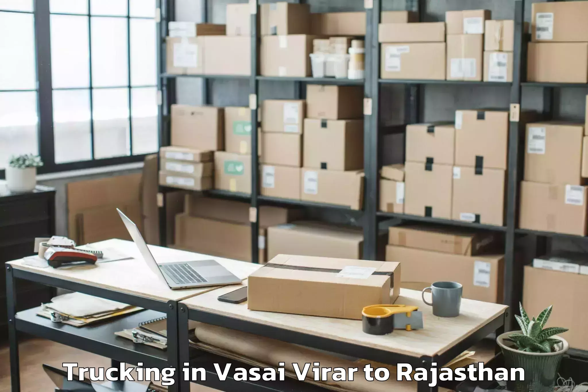 Comprehensive Vasai Virar to Geetanjali University Udaipur Trucking